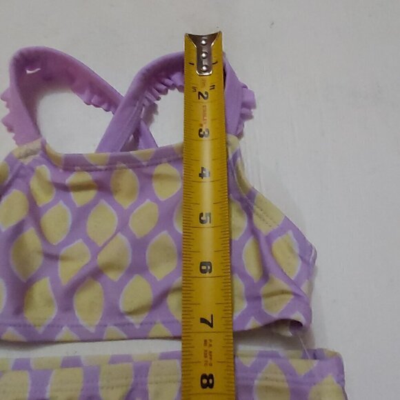 Cat & Jack 12M Cross Back Purple 2-Piece Bikini: Fun & Stylish For Your Baby - Picture 3 of 9